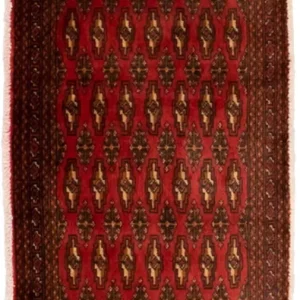 Turkaman teppe - 130 x 60 cm - rød
