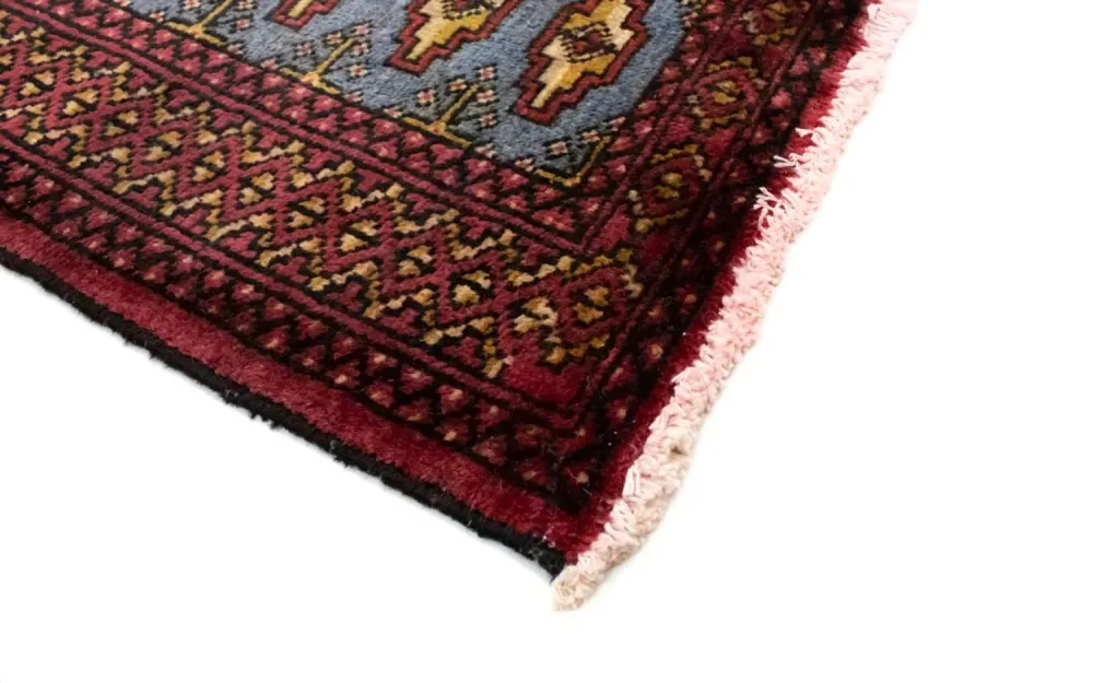 Turkaman teppe - 130 x 60 cm - blå