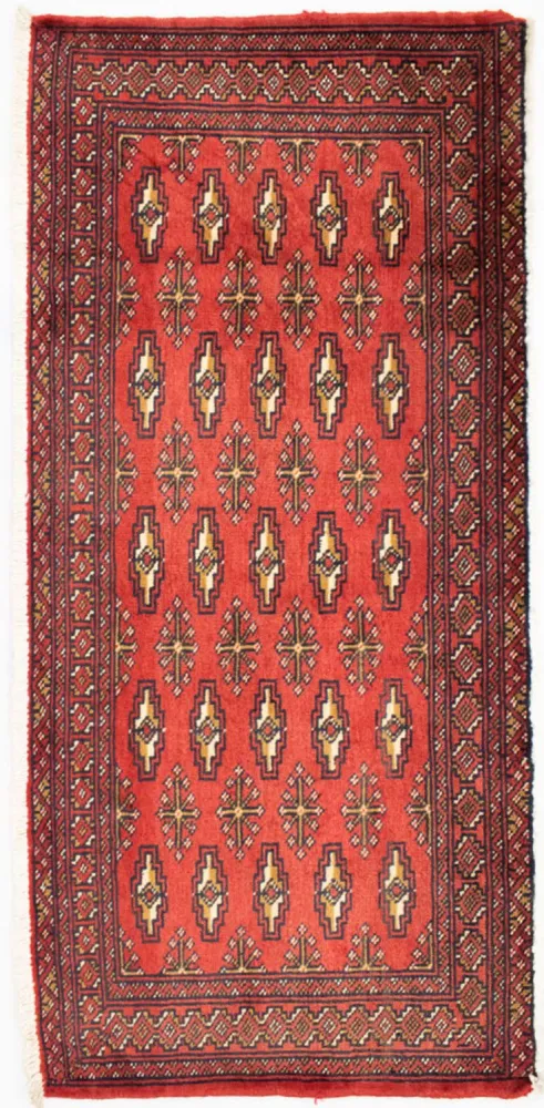 Turkaman teppe - 130 x 60 cm - rød