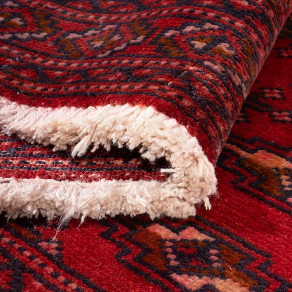 Turkaman teppe - 130 x 60 cm - lys rød