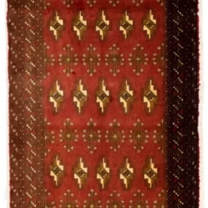 Turkaman teppe - 130 x 60 cm - rust