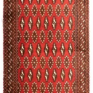Turkaman teppe - 130 x 60 cm - rust