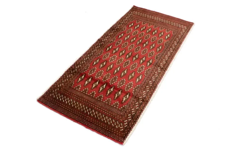 Turkaman teppe - 130 x 60 cm - rust