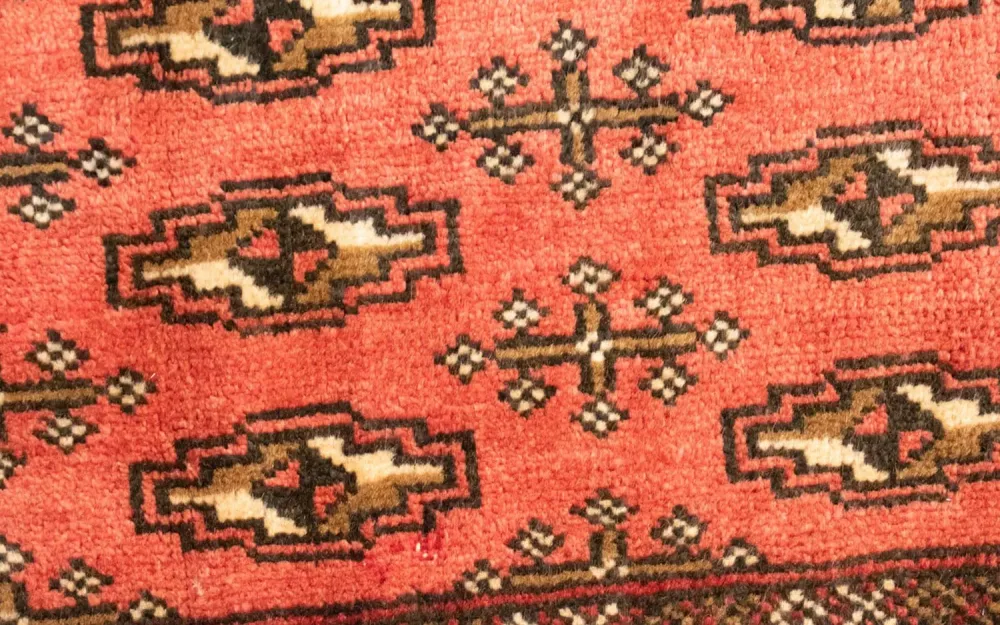 Turkaman teppe - 130 x 60 cm - rust