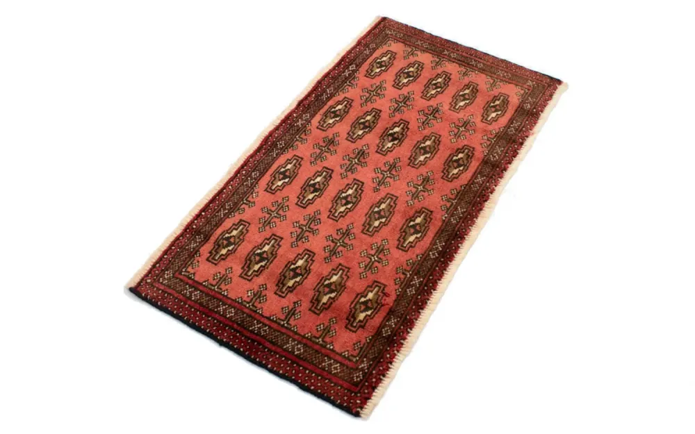 Turkaman teppe - 130 x 60 cm - rust