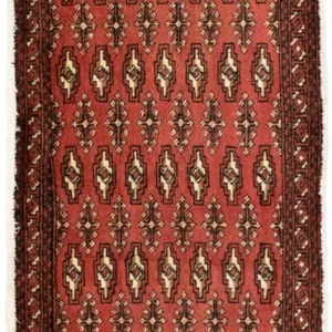Turkaman teppe - 130 x 60 cm - rust