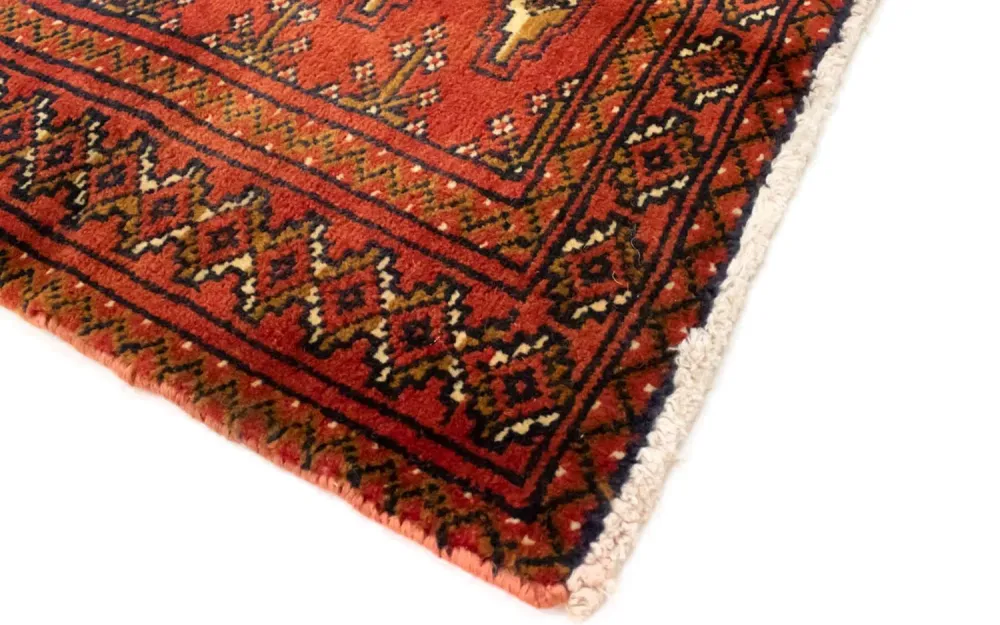Turkaman teppe - 130 x 60 cm - rust