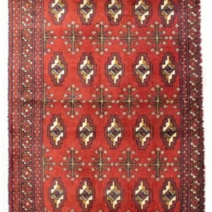 Turkaman teppe - 130 x 60 cm - rust