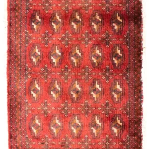 Turkaman teppe - 130 x 60 cm - rust