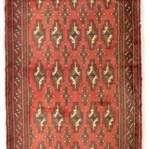Turkaman teppe - 130 x 60 cm - rust