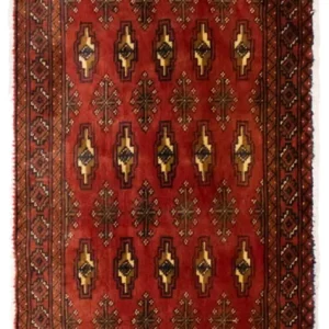 Turkaman teppe - 130 x 60 cm - rust