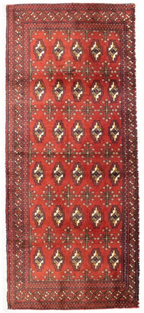 Turkaman teppe - 130 x 60 cm - rust