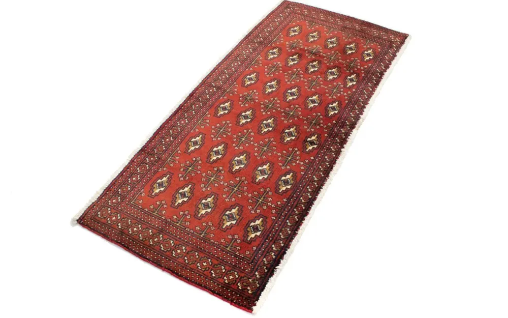 Turkaman teppe - 130 x 60 cm - rust