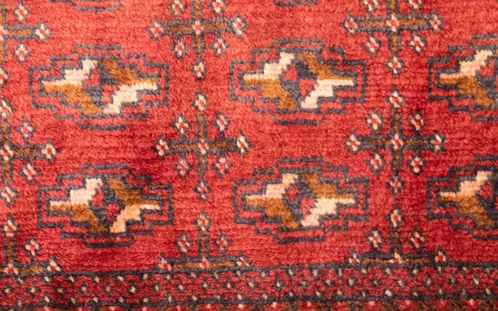 Turkaman teppe - 130 x 60 cm - rust