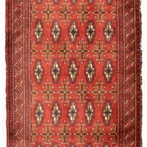 Turkaman teppe - 130 x 60 cm - rust
