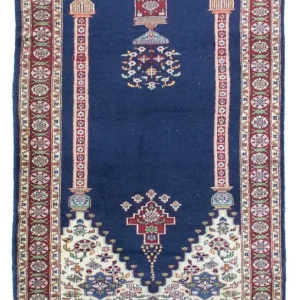 Turkaman teppe - 167 x 100 cm - blå