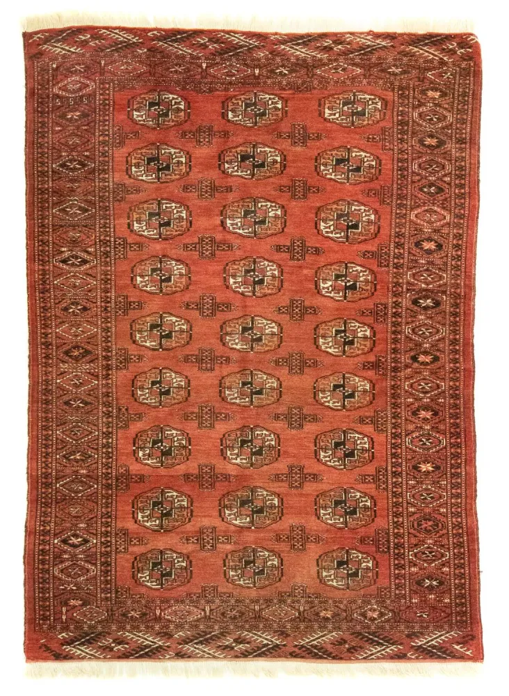 Turkaman teppe - 174 x 128 cm - rød