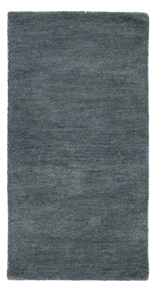 Ullteppe - 143 x 72 cm - bensinblå