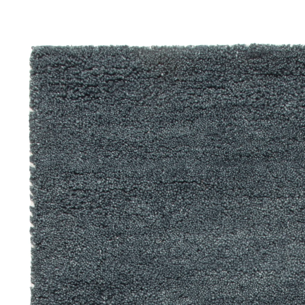Ullteppe - 143 x 72 cm - bensinblå