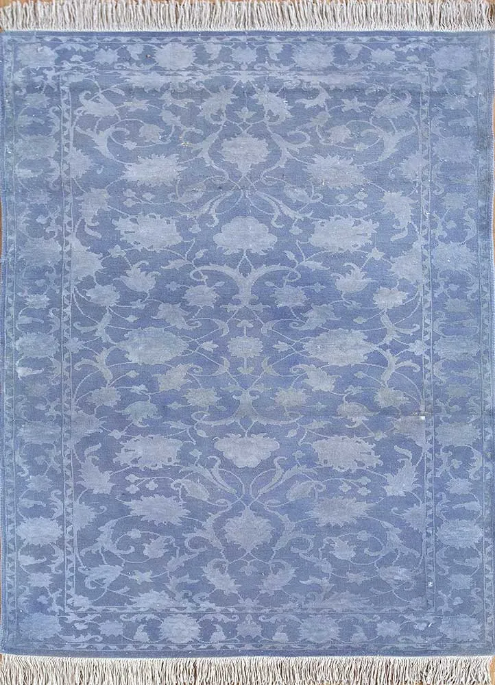 Ullteppe - 150 x 75 cm - havblå