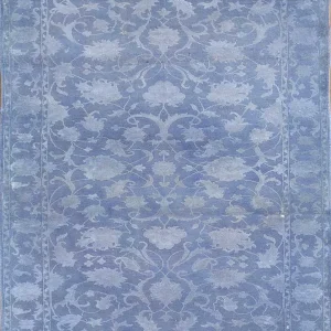 Ullteppe - 150 x 75 cm - havblå