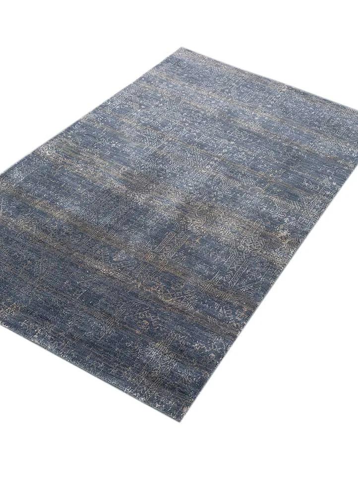Ullteppe - 150 x 90 cm - mørkeblå