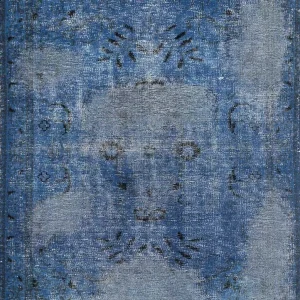 Ullteppe - 180 x 120 cm - blå