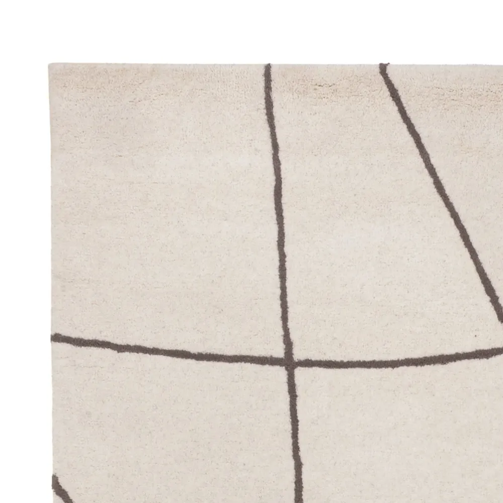 Ullteppe - 200 x 140 cm - beige