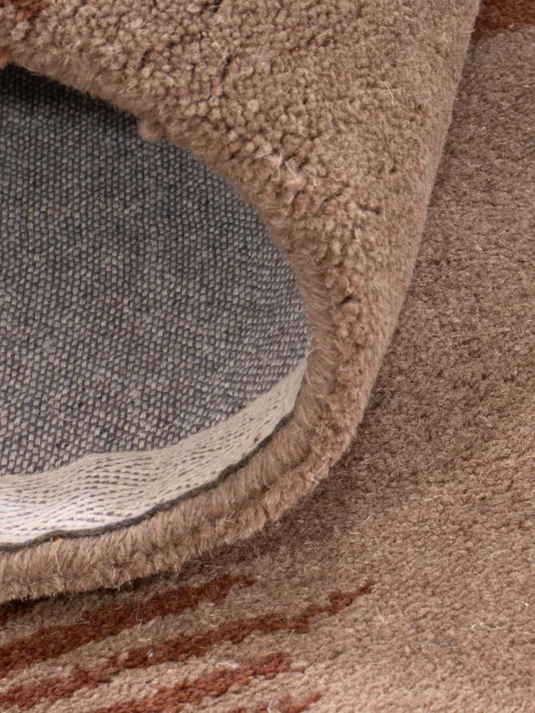 Ullteppe - 200 x 150 cm - karamell