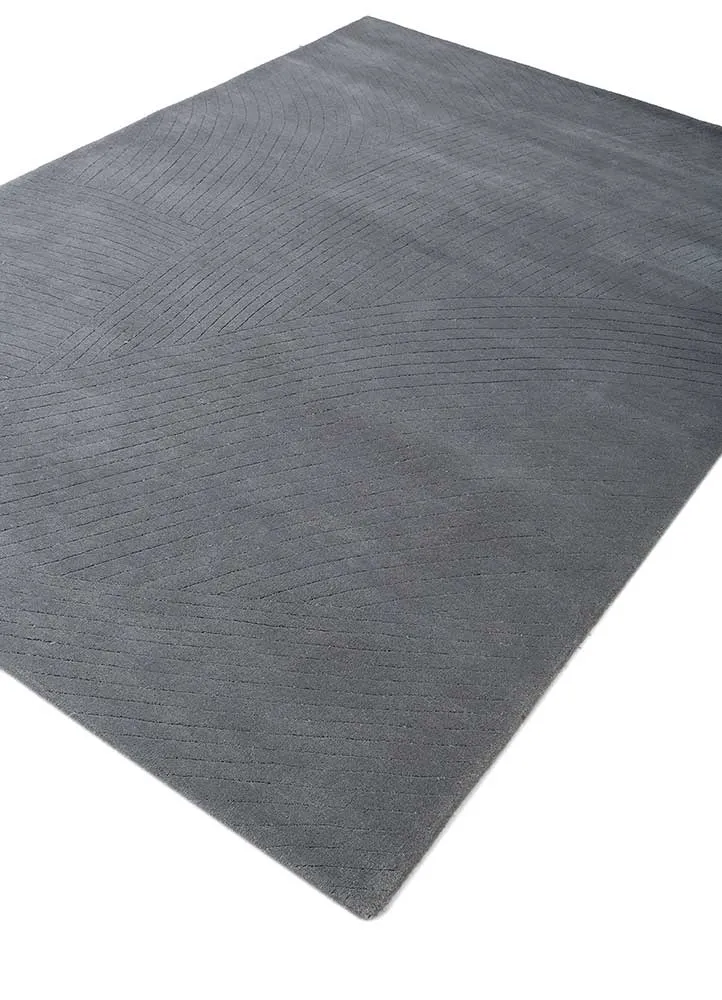 Ullteppe - 233 x 165 cm - mørkegrå
