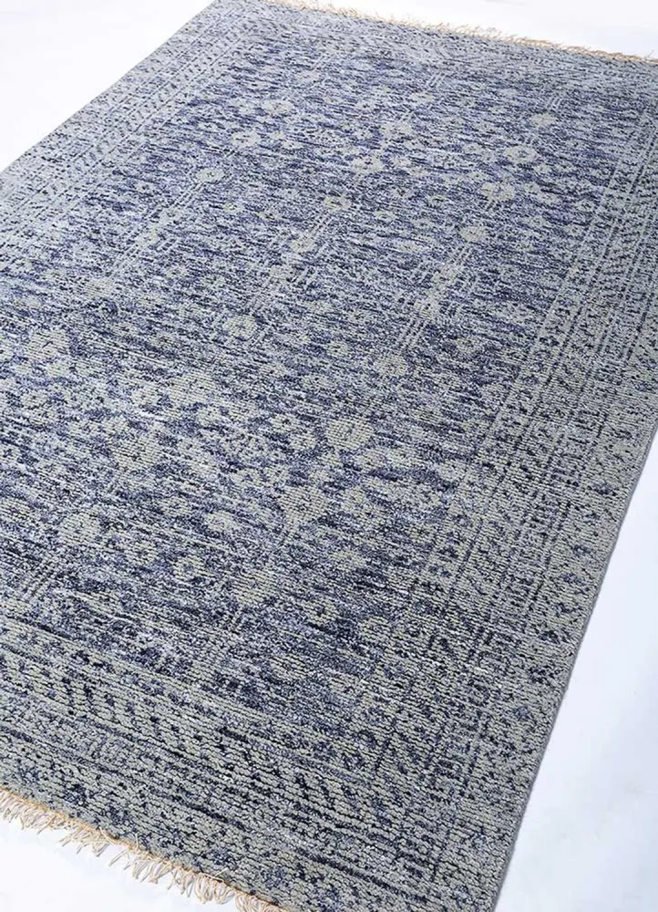 Ullteppe - 240 x 150 cm - blå