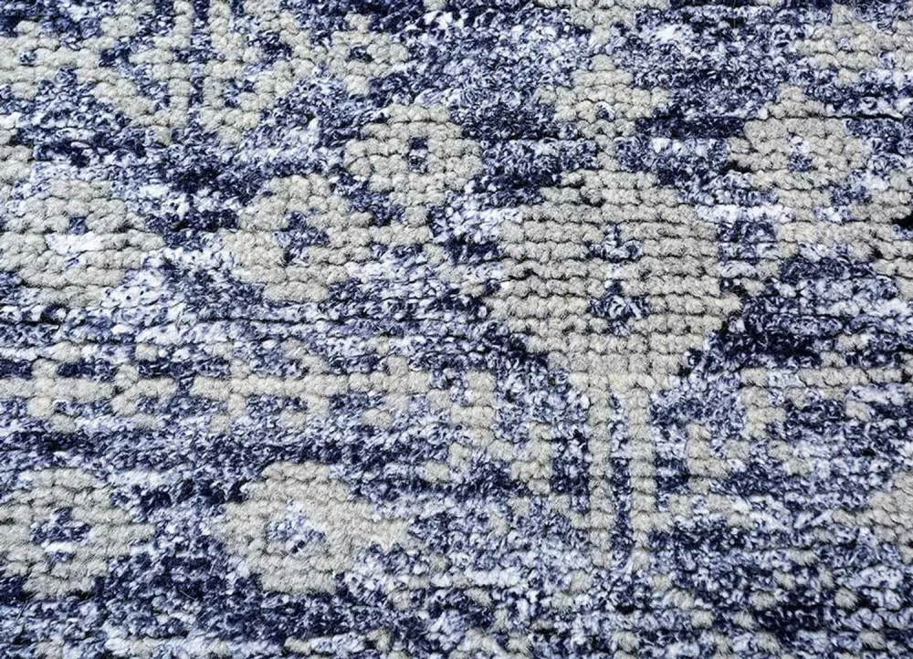 Ullteppe - 240 x 150 cm - blå