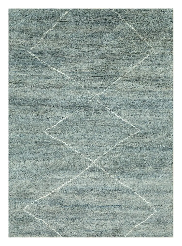 Ullteppe - 240 x 150 cm - bensinblå