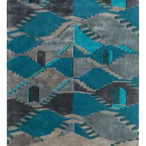 Ullteppe - 240 x 150 cm - flerfarget