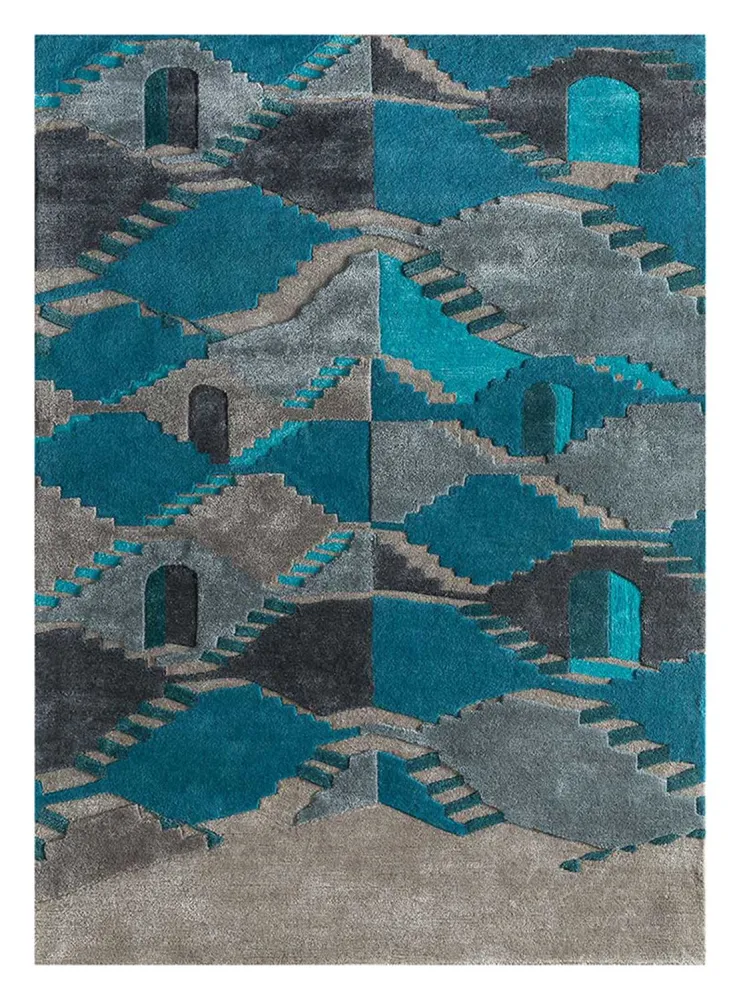 Ullteppe - 240 x 150 cm - flerfarget