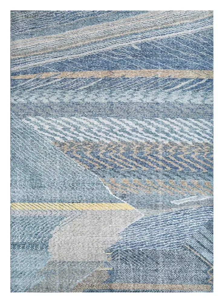 Ullteppe - 240 x 150 cm - mørkeblå