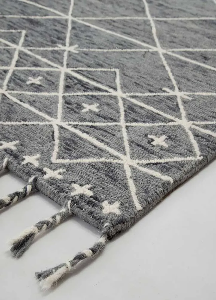 Ullteppe - 240 x 150 cm - mørkegrå