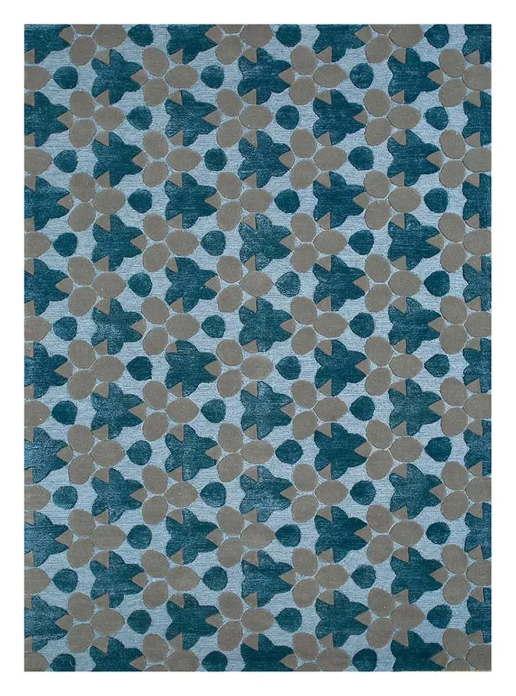 Ullteppe - 240 x 170 cm - blå