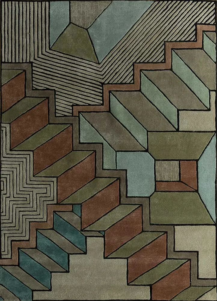 Ullteppe - 240 x 180 cm - grønn