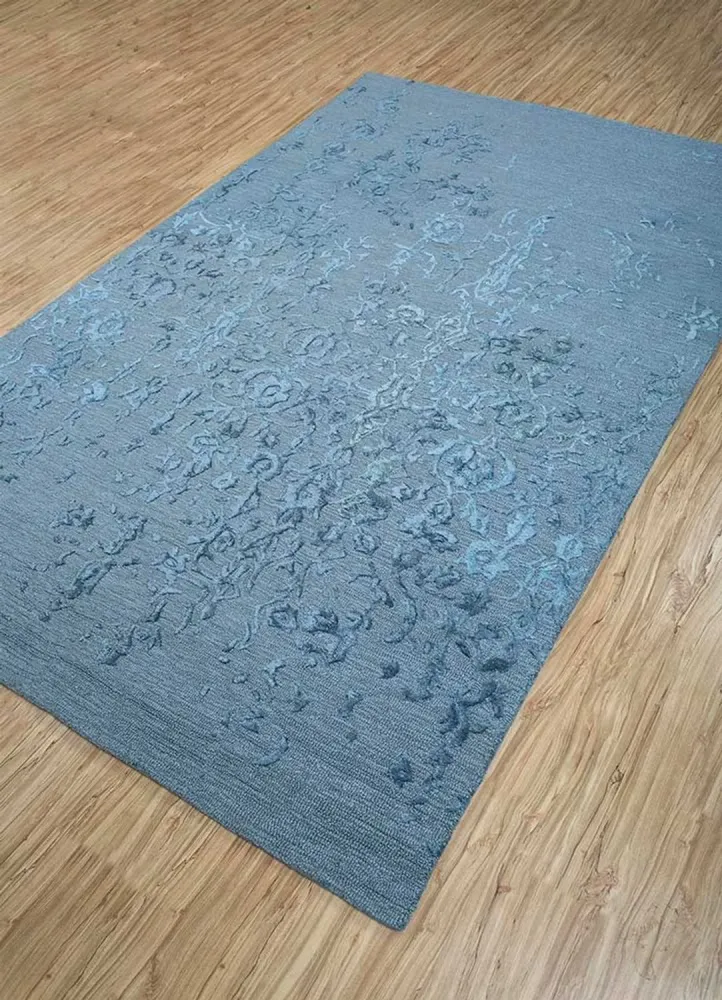 Ullteppe - 270 x 180 cm - blå