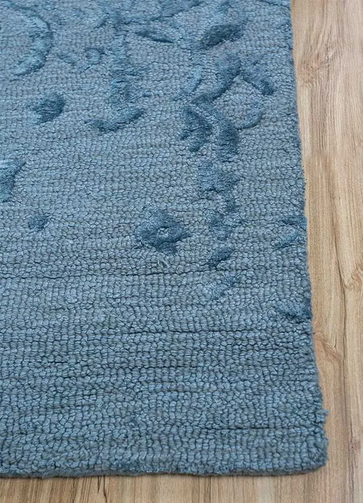 Ullteppe - 270 x 180 cm - blå