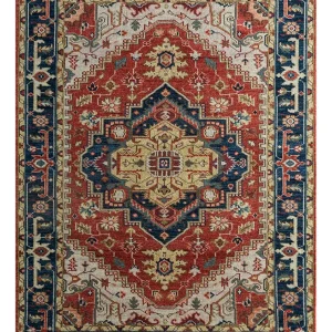 Ullteppe - 270 x 180 cm - rød