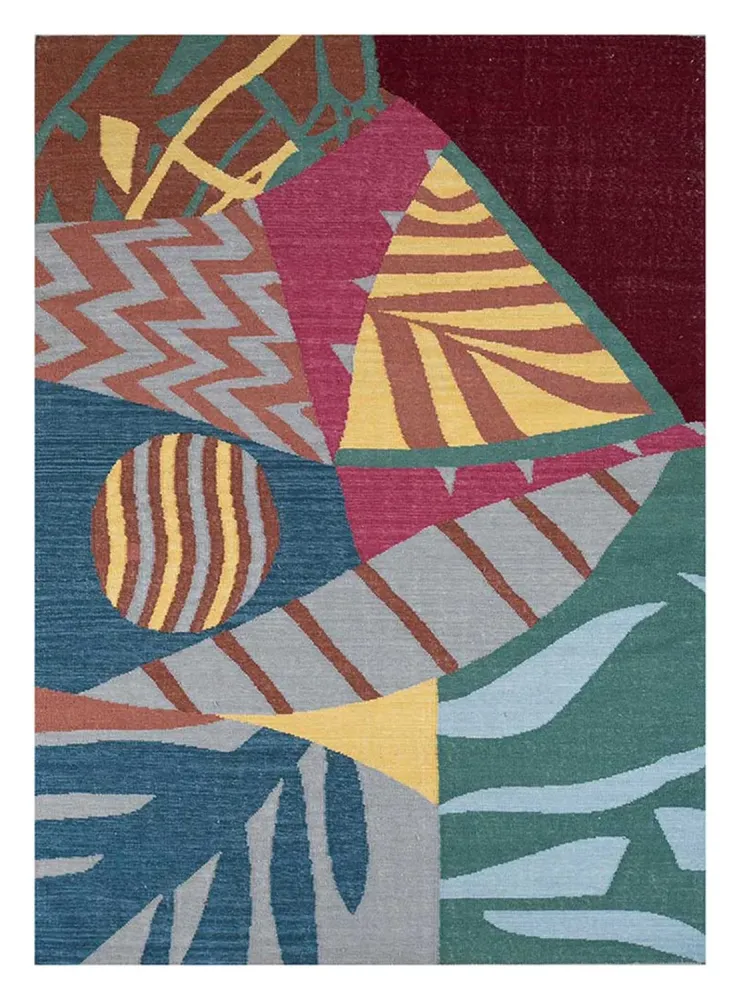 Ullteppe - 270 x 180 cm - flerfarget