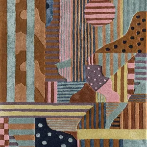 Ullteppe - 270 x 180 cm - flerfarget