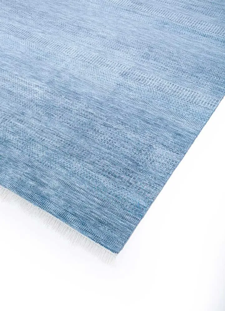 Ullteppe - 270 x 180 cm - havblå