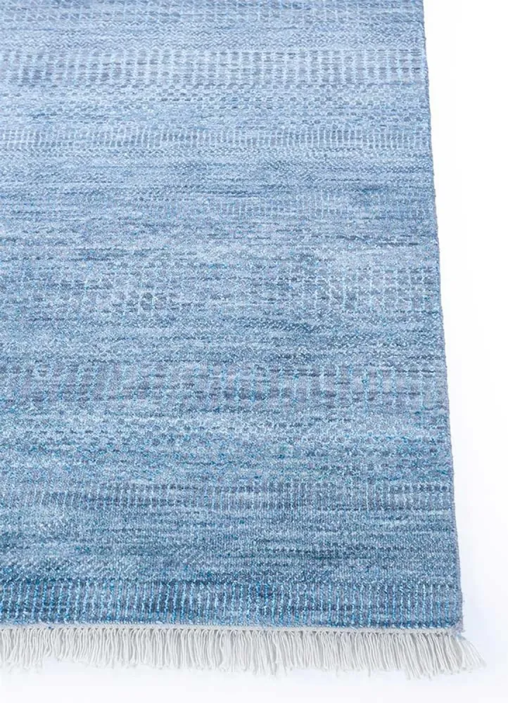 Ullteppe - 270 x 180 cm - havblå