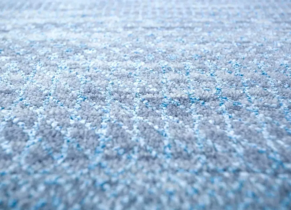 Ullteppe - 270 x 180 cm - havblå
