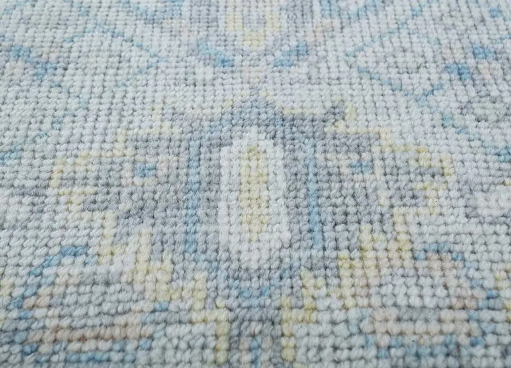 Ullteppe - 270 x 180 cm - lyseblå