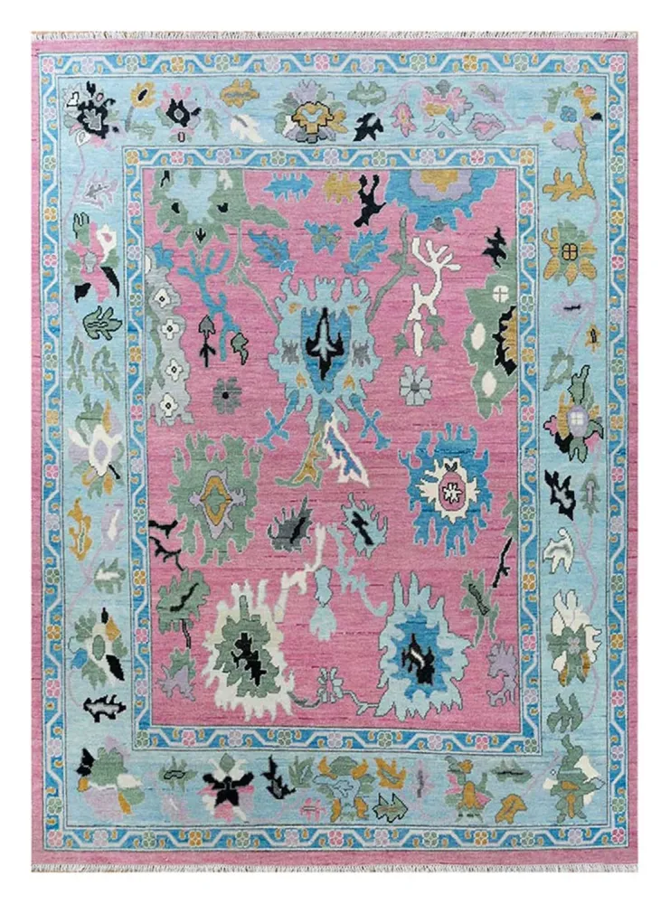 Ullteppe - 270 x 180 cm - rosa