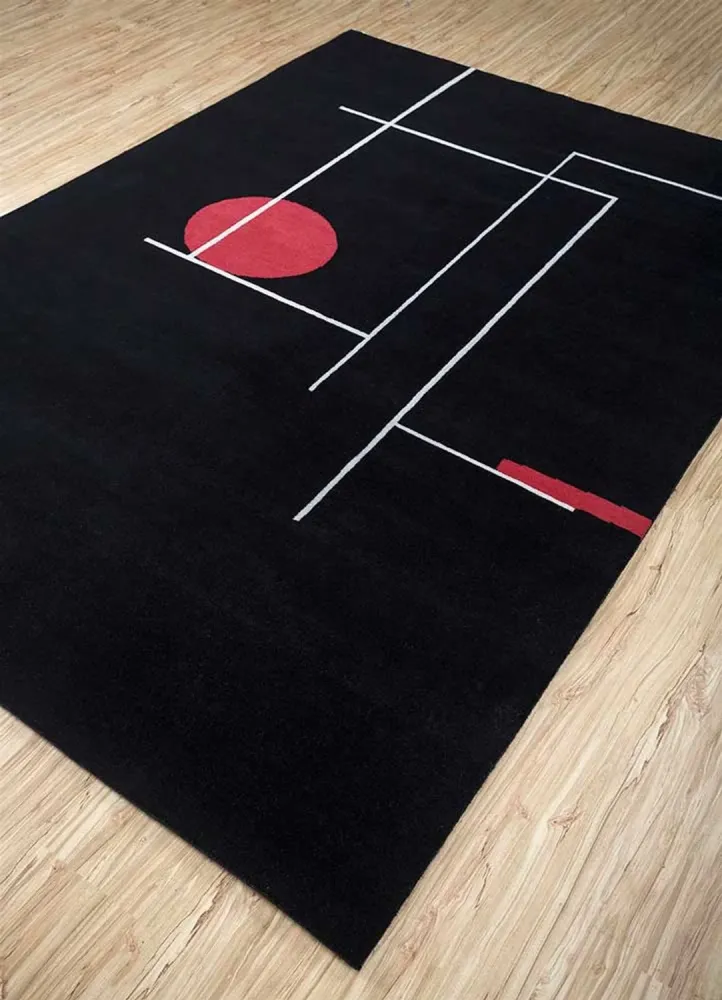 Ullteppe - 270 x 180 cm - svart